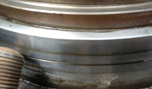 水泥生料磨輥軸磨損修復 水泥生料磨輥軸磨損修復