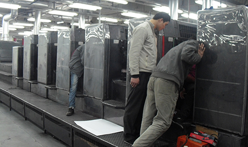 印刷機滾筒修復