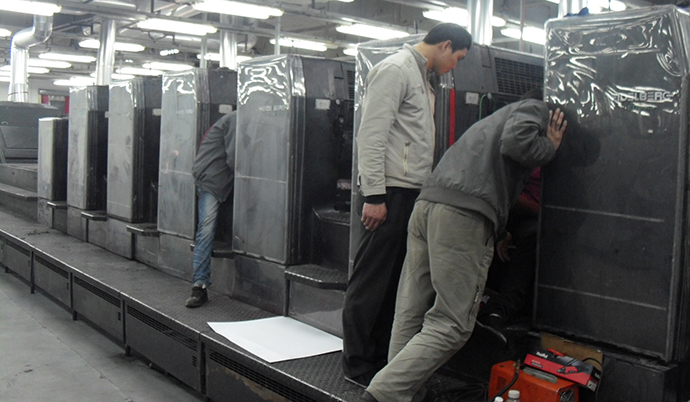 宇鈿印刷機滾筒修復