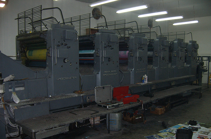 宇鈿印刷機滾筒修復